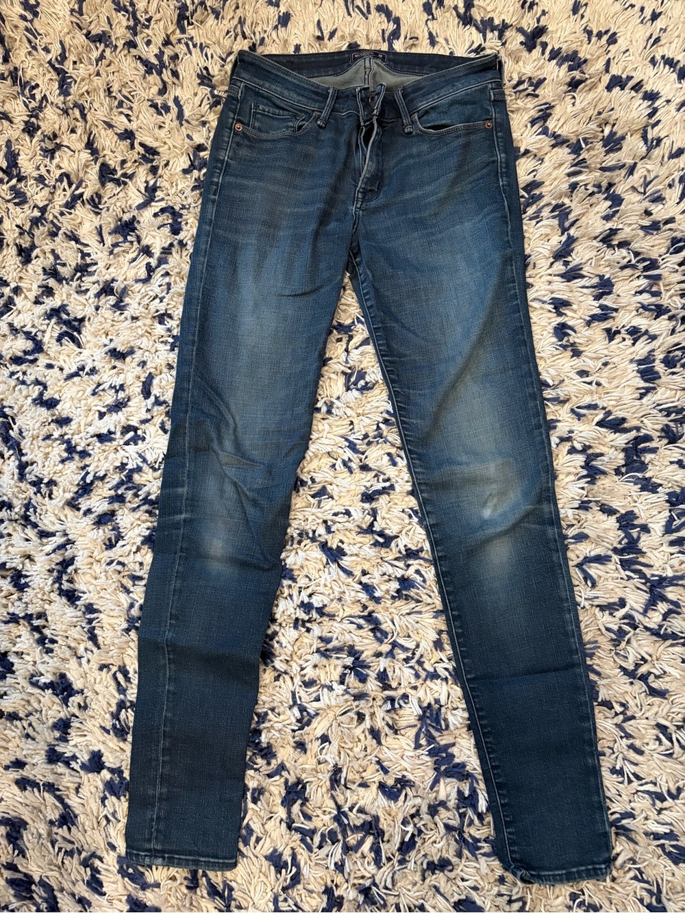 Abercrombie & Fitch Harper Super Skinny Jeans - Dark Blue size 26/2 long